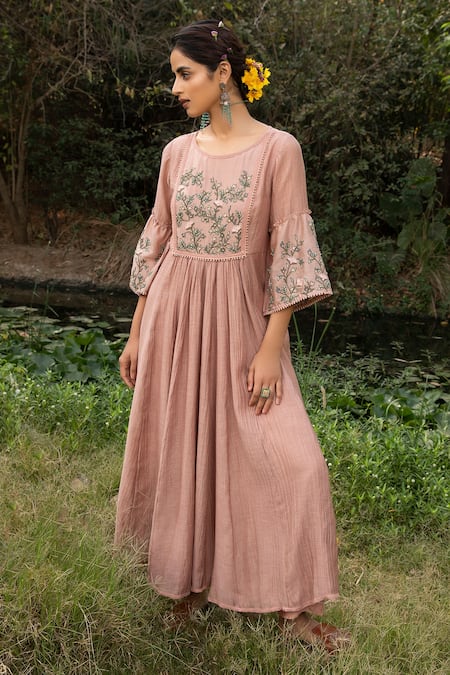 Kritika Dawar Kota Chanderi Kurta & Pant Set 