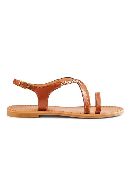 Nine By Janine Brown Plain Carina Braided Cross Strap Sandals Online at Aza Fashions Nine By Janine_Brown Plain Carina Braided Cross Strap Sandals _Online_at_Aza_Fashions