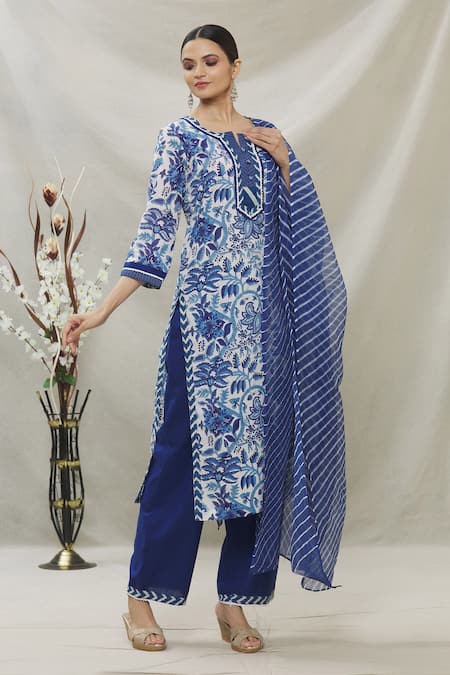 Khwaab by Sanjana Lakhani Floral Print Kurta Set 