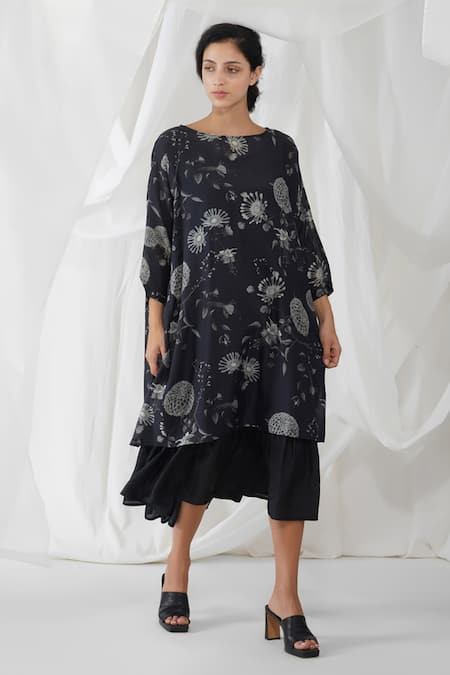 Yavi Nox Floral Print Dress 