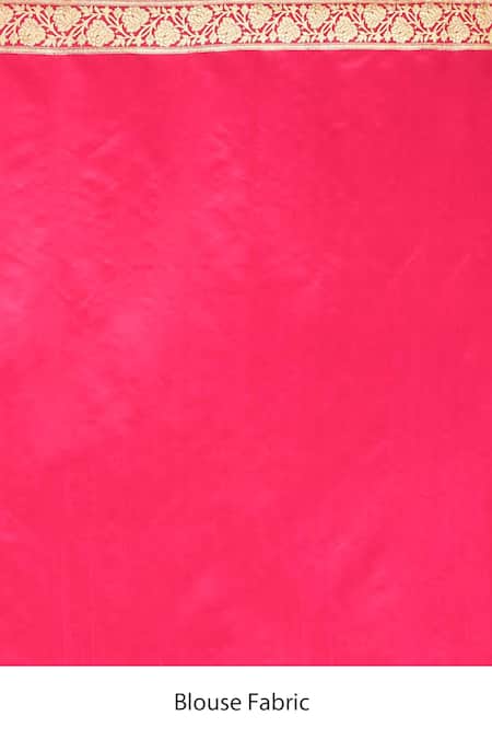 Buy_Samyukta Singhania_Beige Silk Embroidery, Zari Floral Woven Banarasi Saree _Online_at_Aza_Fashions