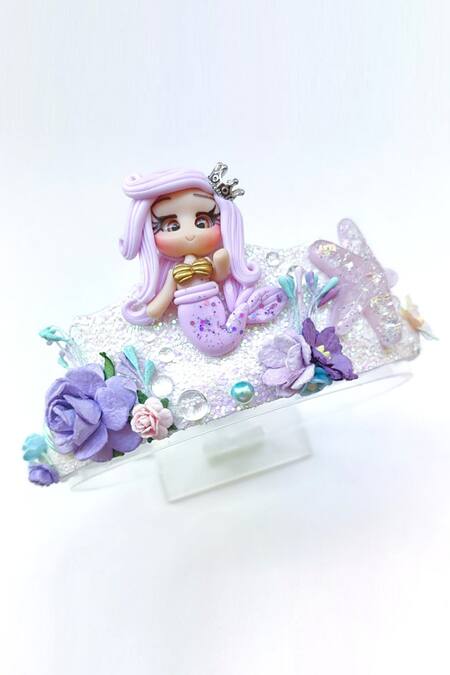 Shop_The Peach Street_Purple Queen Of The Sea Crown_Online_at_Aza_Fashions