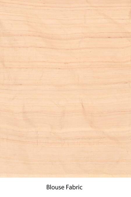 Shop_Khwaab By Sanjana Lakhani_Beige Khecha Silk Woven Saree_Online_at_Aza_Fashions