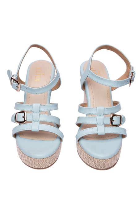 Shop The Alter Blue Maria Strappy Jute Wedges at Aza Fashions Shop_The Alter_Blue Maria Strappy Jute Wedges _at_Aza_Fashions