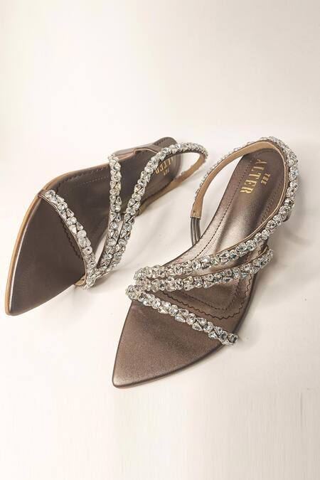 The Alter Silver Rhinestones Kiara Embellished Strappy Block Heels Online at Aza Fashions The Alter_Silver Rhinestones Kiara Embellished Strappy Block Heels _Online_at_Aza_Fashions