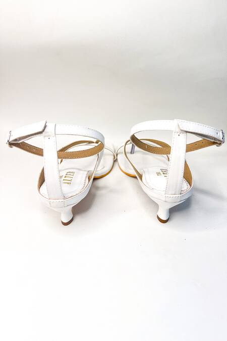 The Alter White T-strap Stilettoes at Aza Fashions The Alter_White T-strap Stilettoes _at_Aza_Fashions