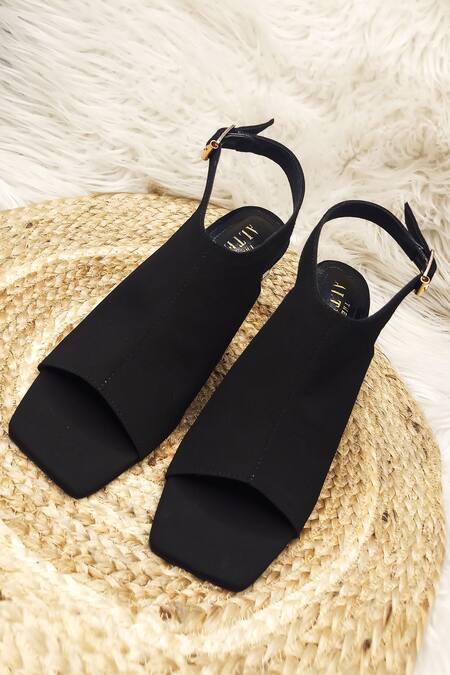 Buy The Alter Black Print Freeda Statement Block Heels Online at Aza Fashions Buy_The Alter_Black Print Freeda Statement Block Heels _Online_at_Aza_Fashions