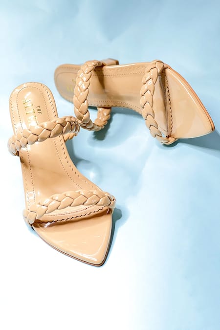 THE ALTER Kylie Braided Block Heels 