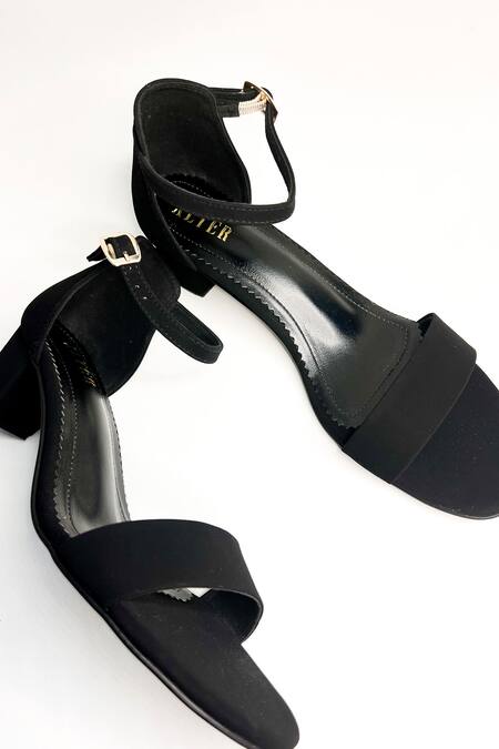 The Alter Black Peep Toe Block Heels Online at Aza Fashions The Alter_Black Peep Toe Block Heels _Online_at_Aza_Fashions