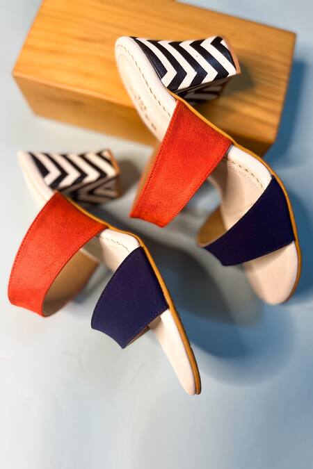 The Alter White Freeda Strappy Block Heels Online at Aza Fashions The Alter_White Freeda Strappy Block Heels _Online_at_Aza_Fashions