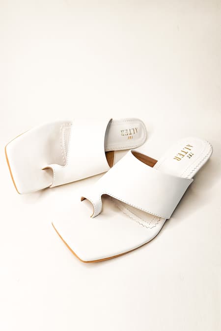 Shop The Alter White Bellezza Kitten Heels at Aza Fashions Shop_The Alter_White Bellezza Kitten Heels _at_Aza_Fashions