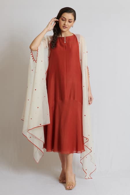 Brij Kalidar Kurta & Cape Set 