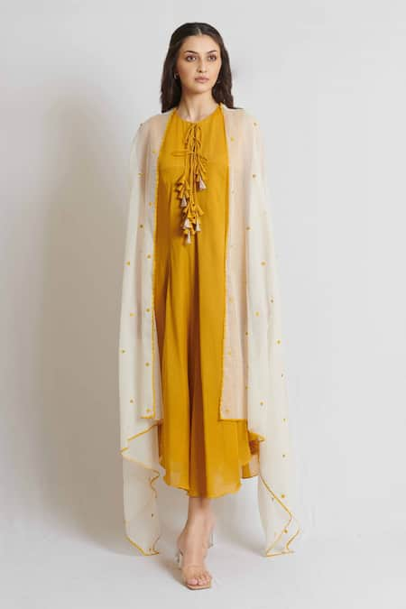 Brij Kalidar Kurta & Cape Set 