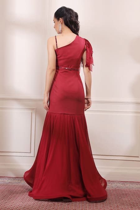 ISHA GUPTA TAYAL Floral Embroidered Gown 