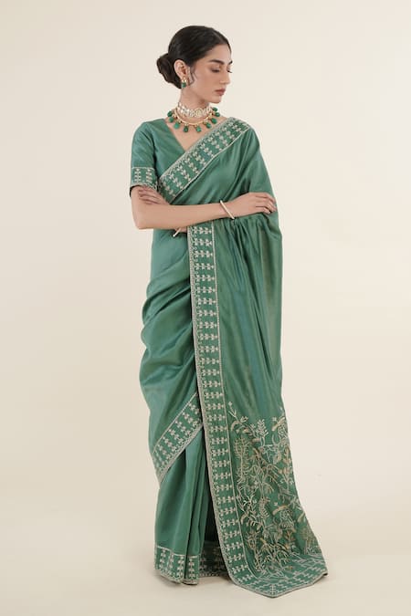 Rashi Jain Chanderi Embroidered Saree 