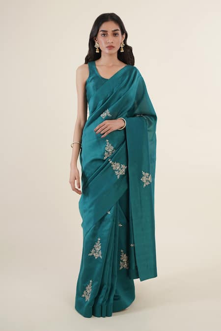 Rashi Jain Chanderi Embroidered Saree 