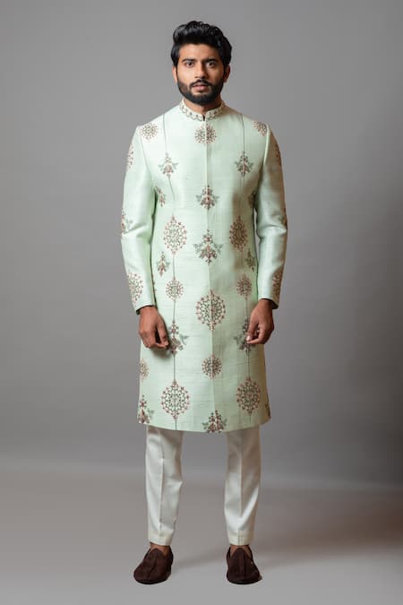 Paarsh Rajasva Embroidered Sherwani Set 