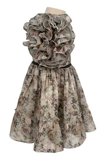 Buy_Jasmine And Alaia_Multi Color Georgette Printed Floral Bennet Dress_Online_at_Aza_Fashions