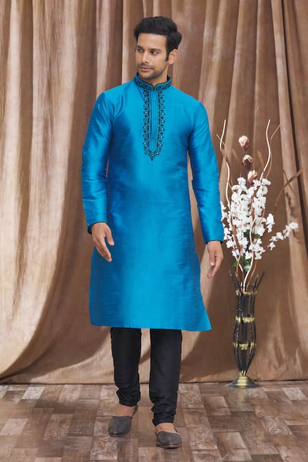 Arihant Rai Sinha Banarasi Floral Embroidered Kurta 