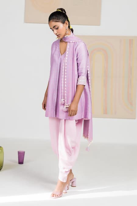 MADZIN Printed Kurta Set 