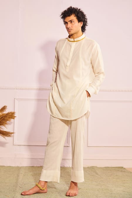 Artless Tencel Cotton Straight Kurta 