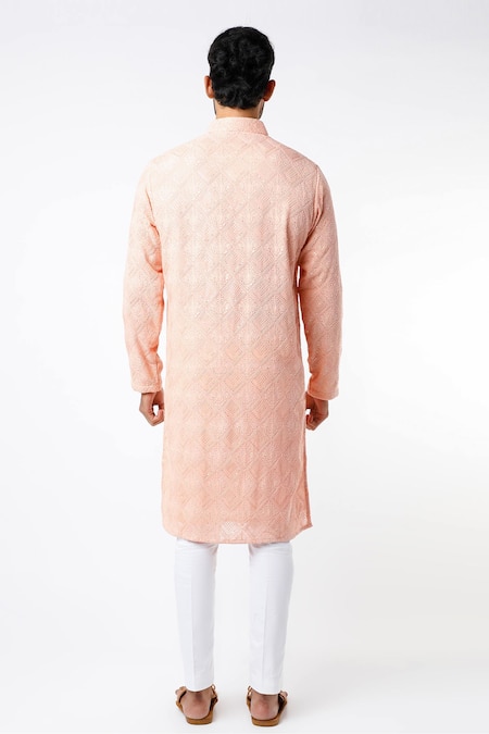 Kasbah Floral Embroidered Kurta Set 