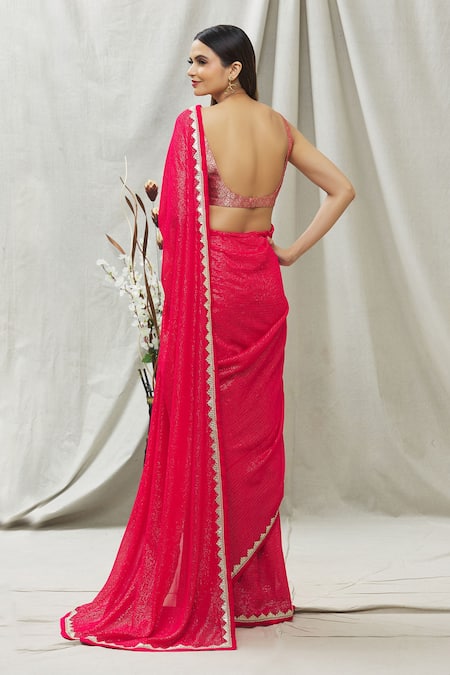 Ranian Zari Woven Saree With Blouse 