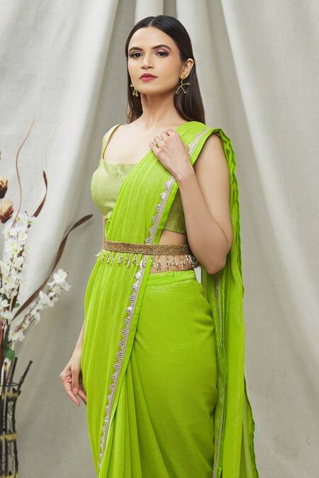 Buy Ranian Gold Cut Work, Beads Cutdana Embroidered Belt Online at Aza Fashions Buy_Ranian_Gold Cut Work, Beads Cutdana Embroidered Belt _Online_at_Aza_Fashions