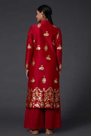 Balance by Rohit Bal Chanderi Silk Kurta & Palazzo Set 