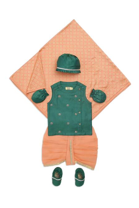 Tiber Taber Pink Geometric Print Swaddle Online at Aza Fashions Tiber Taber_Pink Geometric Print Swaddle_Online_at_Aza_Fashions