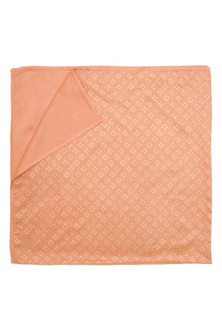 Buy Tiber Taber Pink Geometric Print Swaddle Online at Aza Fashions Buy_Tiber Taber_Pink Geometric Print Swaddle_Online_at_Aza_Fashions