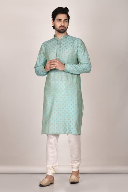 Samyukta Singhania Floral Motif Full Sleeve Kurta 