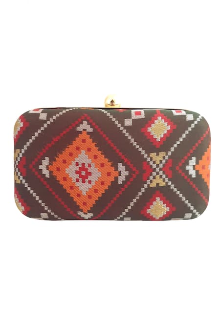 Small Zipper Pouch with Keyring in Santiago Brocade | Handwoven Coin Purse  Made in Guatemala by Mayan Hands