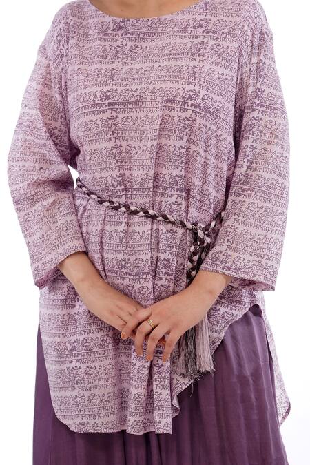 Buy Shruti S Pink Kurta Mulmuldhoti Pant Modal Satin Hand Block Print Round And Dhoti Set Online at Aza Fashions Buy_Shruti S_Pink Kurta Mulmuldhoti Pant Modal Satin Hand Block Print Round And Dhoti Set_Online_at_Aza_Fashions