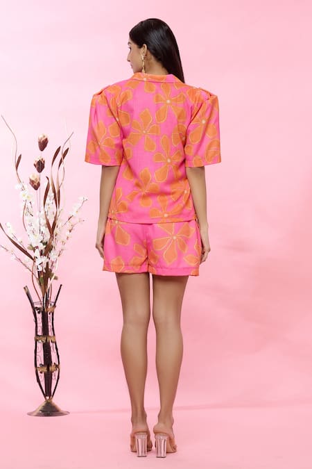 Sonam Parmar Jhawar Missy Linen Top & Shorts Set 