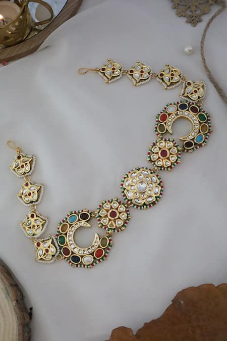 Paisley Pop Multicolor Stone Embellished Headband 