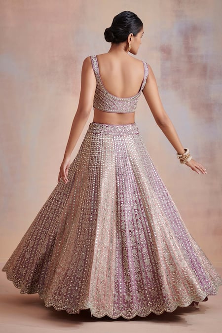 SUHINO Mirror Work Bridal Lehenga Set 