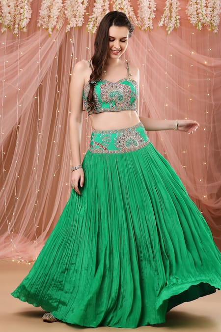 Faux Blooming With Heavy Sequins Lehenga Choli
