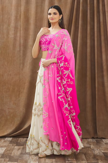 Gaurav Katta Embroidered Lehenga Set 