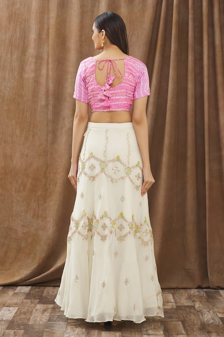 Gaurav Katta Embroidered Lehenga Set 