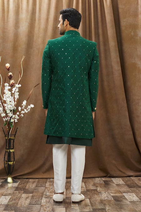 Arihant Rai Sinha Embroidered Achkan & Kurta Set 