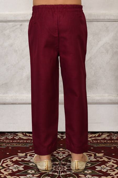 Petite Pomme Multi Color Silk Stripe Pattern Bundi And Kurta Set at Aza Fashions Petite Pomme_Multi Color Silk Stripe Pattern Bundi And Kurta Set_at_Aza_Fashions