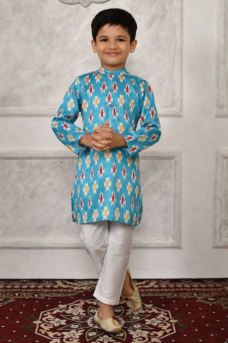 Arihant Rai Sinha Geometric Print Kurta Set 