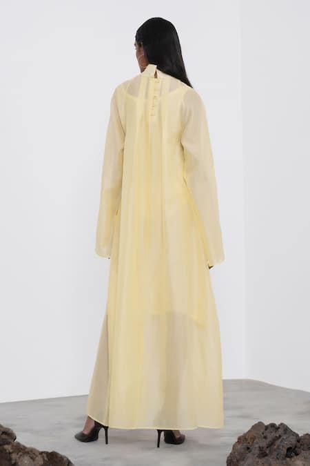 Corpora Studio Pinstripe Maxi Dress With Inner 