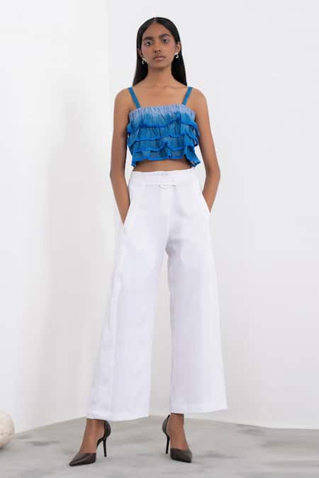 White Jeans And Trousers For Women Online – Buy White Jeans And Trousers  Online in India