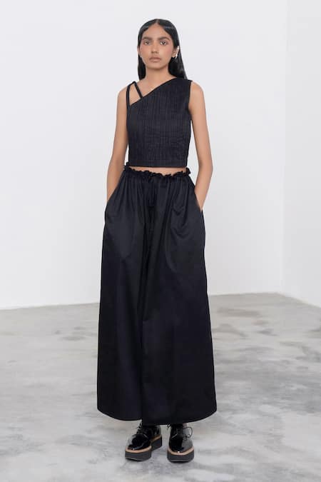 Corpora Studio Cotton Flared Pants 