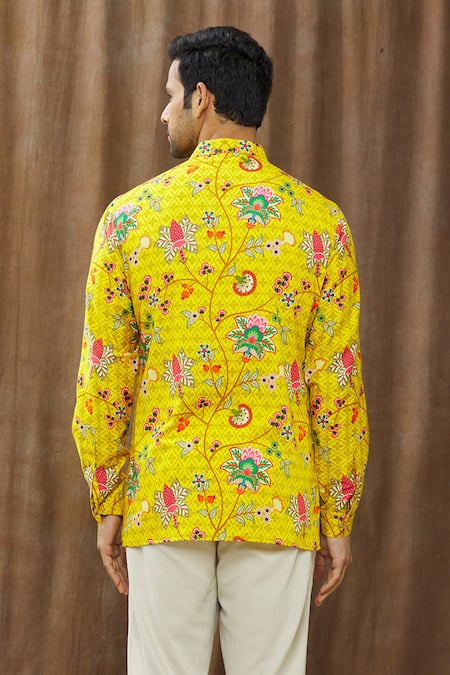Siddhartha Bansal Floral Print Shirt 
