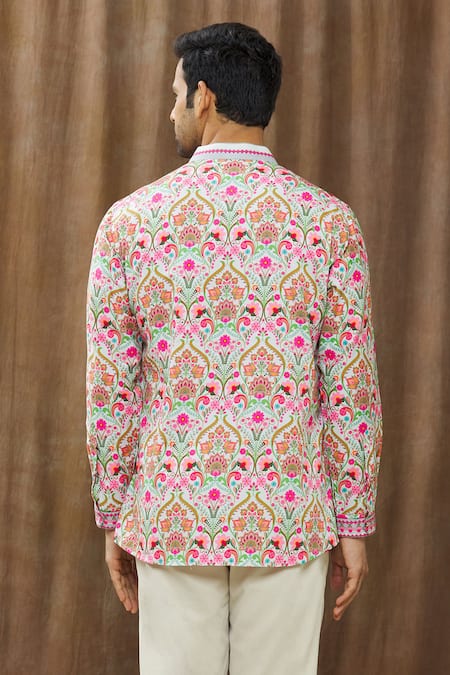Siddhartha Bansal Paisley Print Shirt 
