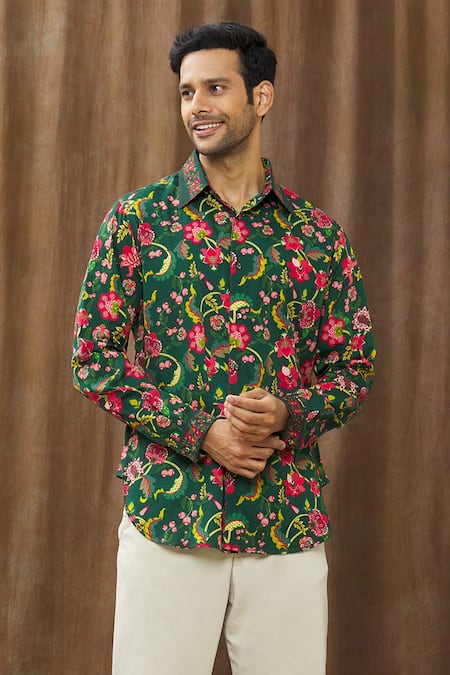 Siddhartha Bansal Chintz Print Shirt 