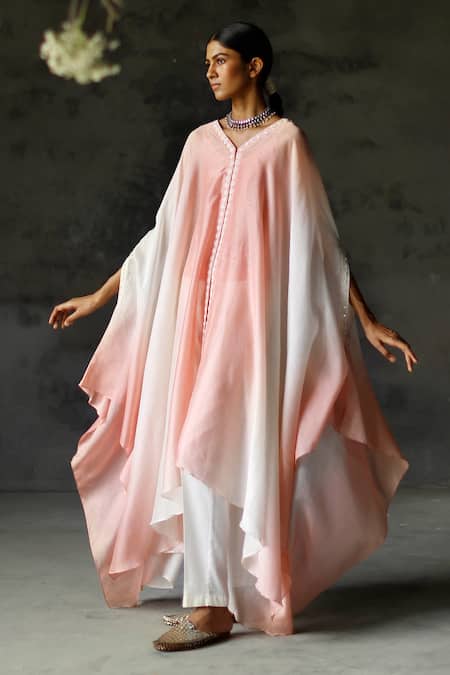 Shikha Mehta Norah Asymmetric Kurta & Pant Set 